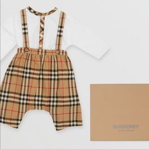 Baby boy burberry outfit